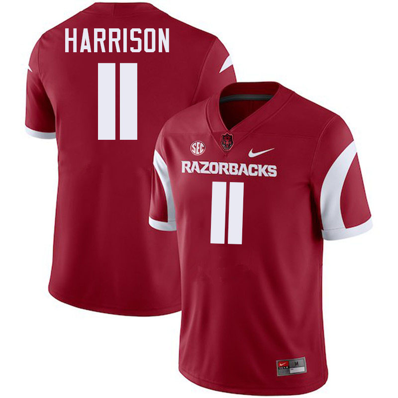 #11 Monte Harrison Arkansas Jersey,Arkansas Razorbacks College Football Jerseys Stitched-Retro Cardi  #11 Monte Harrison Arkansas Jersey,Arkansas Razorbacks College Football Jerseys Stitched-Retro Cardi